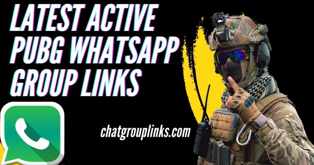 Latest Active PUBG Whatsapp Group Links