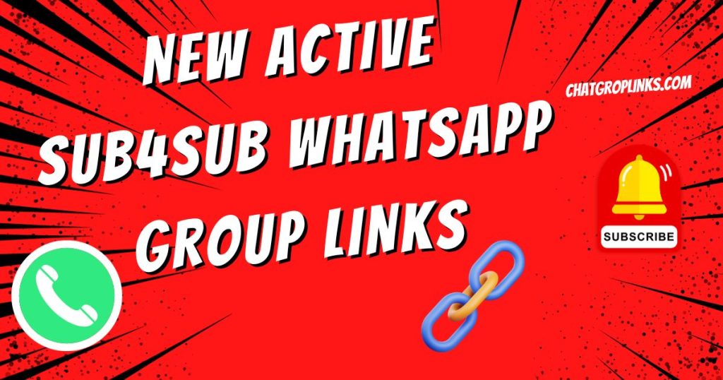 New Active Sub4sub Whatsapp Group Links