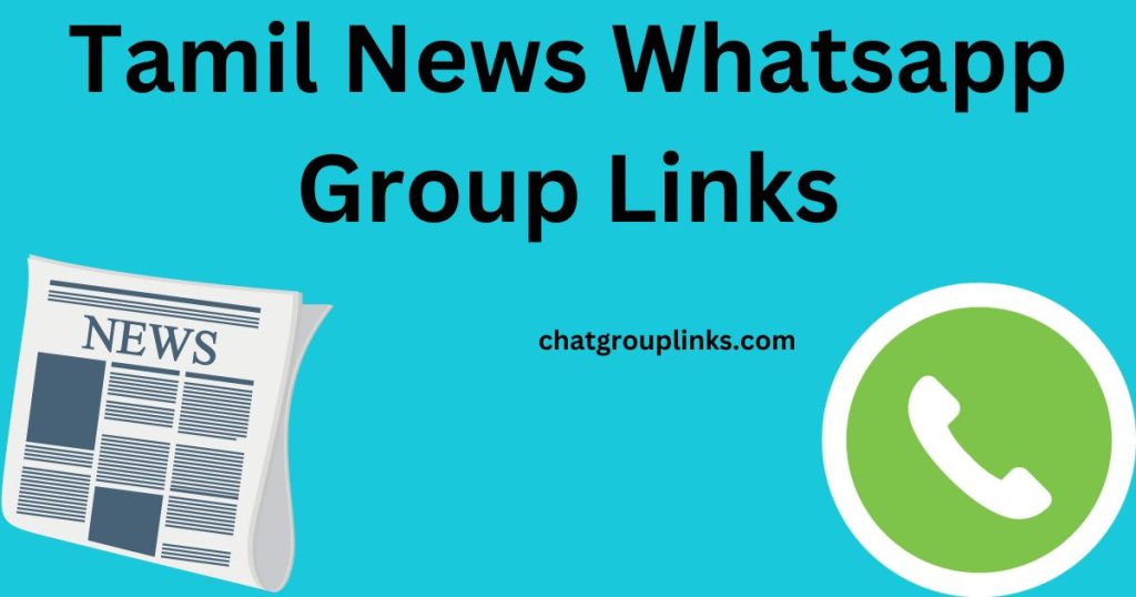 Tamil News Whatsapp Group Links