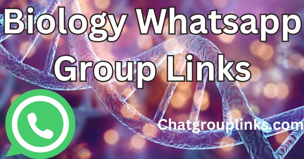 Biology Whatsapp Group Links