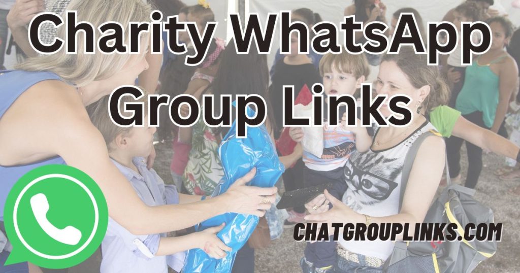 Charity WhatsApp Group Links