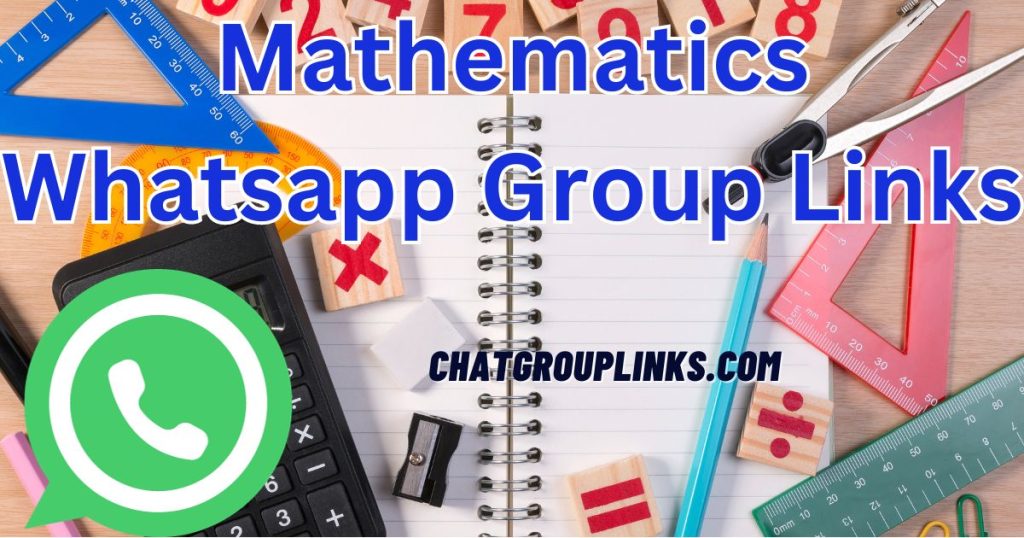 Mathematics Whatsapp Group Links