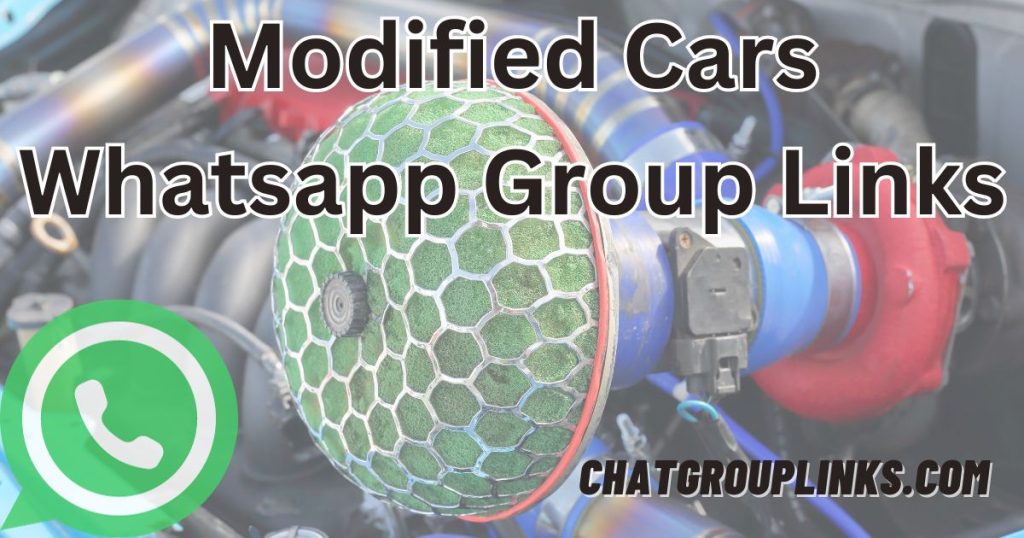 Modified Cars Whatsapp Group Links