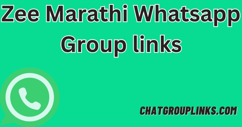 Zee Marathi Whatsapp Group links