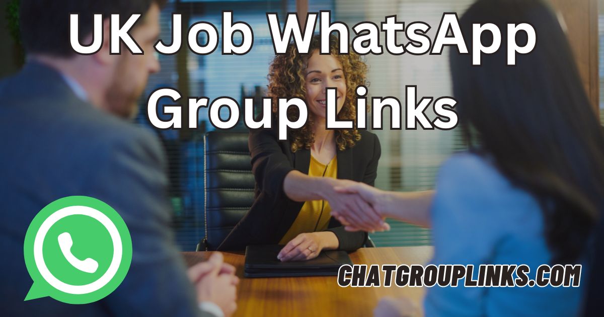 UK Job WhatsApp Group Links